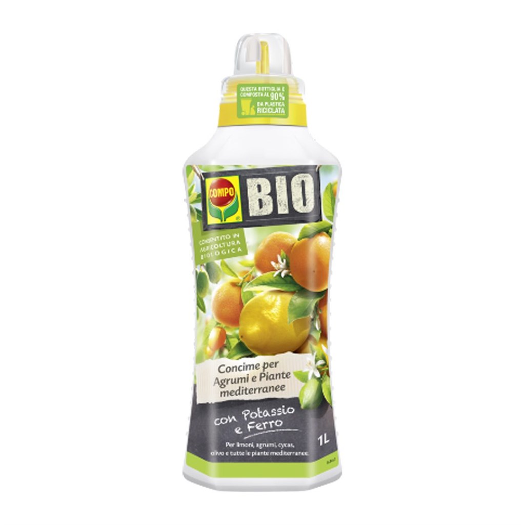 CONCIME AGRUMI E PIANTE MEDITERRANEE COMPO BIO - LT 1